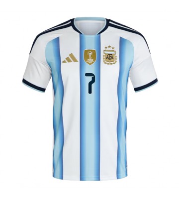Argentina Rodrigo De Paul #7 Hjemmebanetrøje VM 2026 Kortærmet